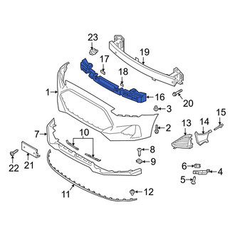 Hyundai OE - Front Bumper Impact Absorber