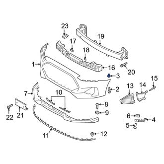 Hyundai OE - Bumper Trim Nut