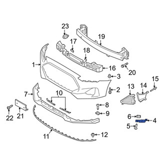 Hyundai OE - Left Inner Bumper Cover Bracket