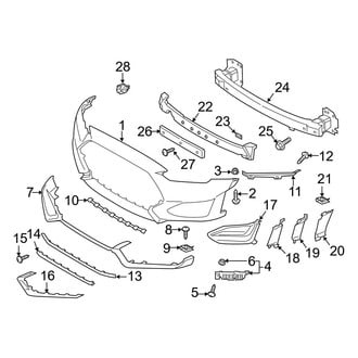 Hyundai OE - Front Bumper & Grille - Bumper & Components