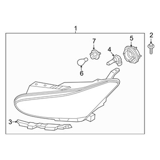 Hyundai OE - Front Lamps - Headlamp Components (LED)