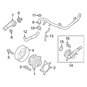 Hyundai OE - Cooling - Water Pump
