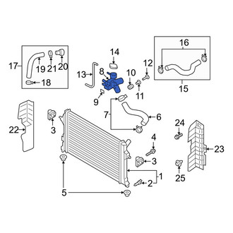 Hyundai OE - Engine Coolant Filler Neck