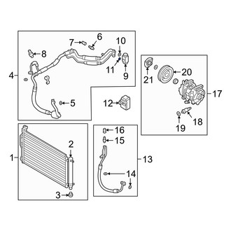 Hyundai OE - Lower A/C Expansion Valve O-Ring