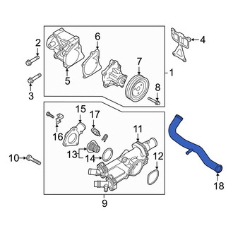 Hyundai OE - Engine Coolant Pipe