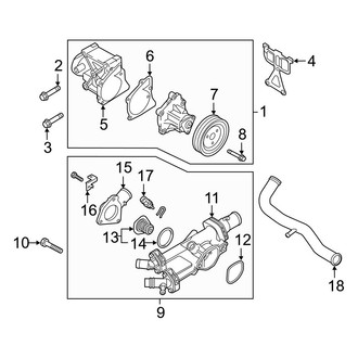 Hyundai OE - Cooling - Water Pump (Main)