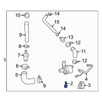 Hyundai OE - Engine Water Pump Bolt