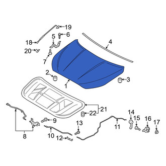 Hyundai OE - Front Hood Panel