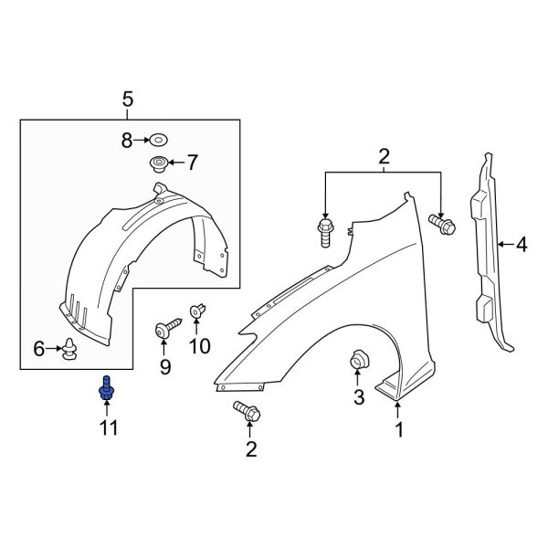 Fender Liner Retainer