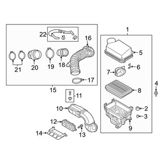 Hyundai OE - Engine / Transaxle - Air Intake (1.6L)