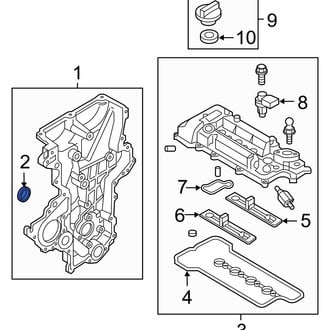 Hyundai OE - Rear Engine Crankshaft Seal