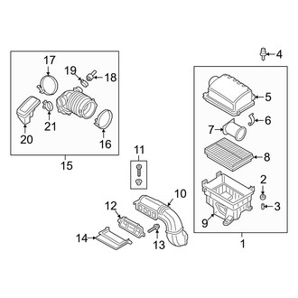Hyundai OE - Engine / Transaxle - Air Intake