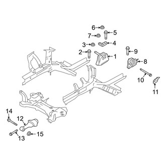 Hyundai OE - Engine / Transaxle - Engine & Transmission Mounting (2.0L)