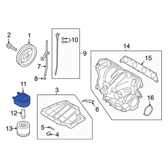 Hyundai OE - Engine Oil Cooler