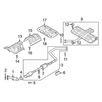 Hyundai OE - Exhaust System - Exhaust Components
