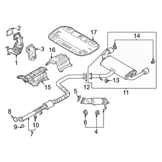 Hyundai OE - Exhaust System - Exhaust Components