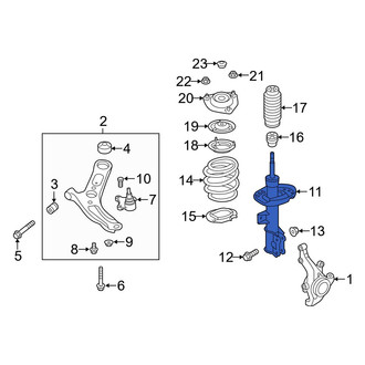 Hyundai OE - Front Right Suspension Strut