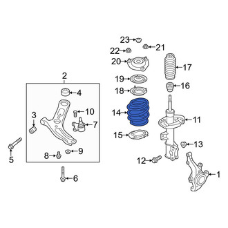 Hyundai OE - Front Coil Spring