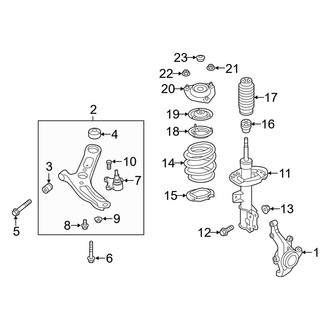Hyundai OE - Front Suspension - Suspension Components