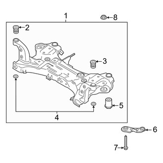 Hyundai OE - Front Suspension - Suspension Mounting (Base / Premium / Turbo / Turbo R-Spec / Turbo Ultimate)