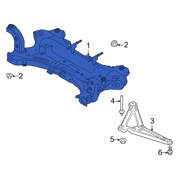 Hyundai OE 62400S0000 Front Engine Cradle