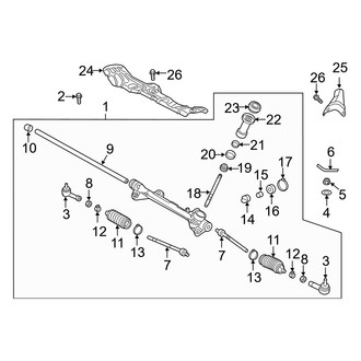 Hyundai OE - Steering Gear & Linkage (Base / Premium / Turbo / Turbo R-Spec / Turbo Ultimate)