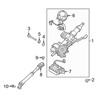 Hyundai OE - Steering Column Assembly (Base / Premium / Turbo / Turbo R-Spec / Turbo Ultimate)