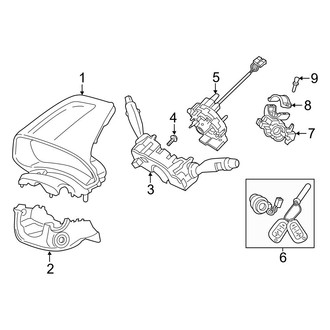 Hyundai OE - Steering Column - Shroud, Switches & Levers
