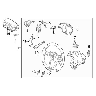 Hyundai OE - Steering Wheel & Trim (Base / Premium / Turbo / Turbo R-Spec / Turbo Ultimate)