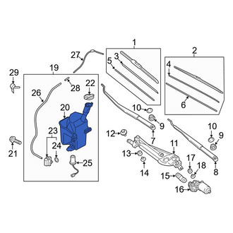 Hyundai OE - Washer Fluid Reservoir
