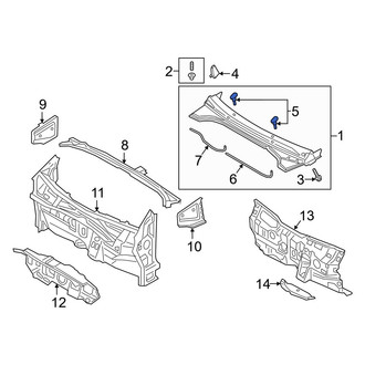 Hyundai OE - Front Windshield Washer Nozzle
