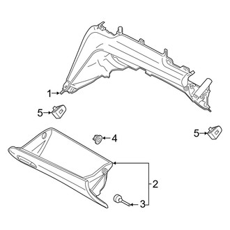 Hyundai OE - Instrument Panel - Glove Box