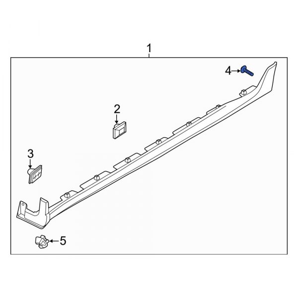 Rocker Panel Molding Screw