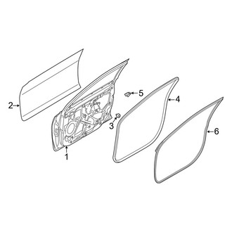 Hyundai OE - Front Door - Door & Components
