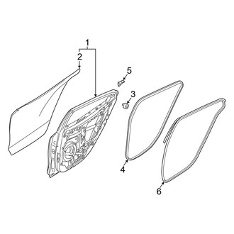 Hyundai OE - Rear Door - Door & Components