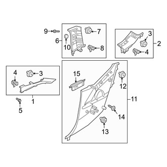 Hyundai OE - Quarter Panel - Interior Trim