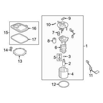 Hyundai OE - Fuel System - Fuel Pump (2.0L)