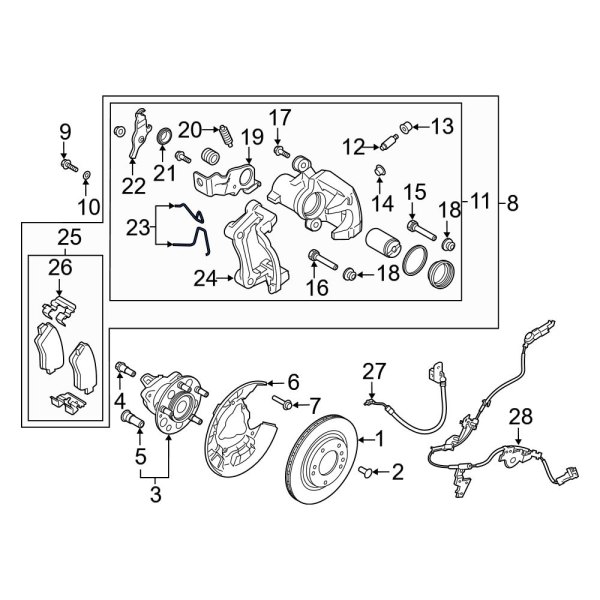 Parking Brake Adjusting Lever Spring