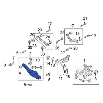 Hyundai OE - Front Right Suspension Control Arm