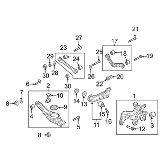 Hyundai OE - Rear Suspension - Suspension Components