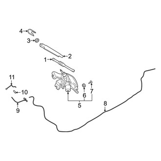 Hyundai OE - Lift Gate - Wiper & Washer Components