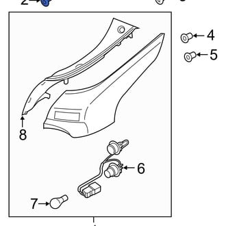 Hyundai OE - Bumper Cover Screw