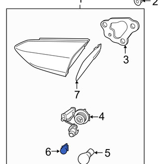 Hyundai OE - Rear Turn Signal Light Bulb