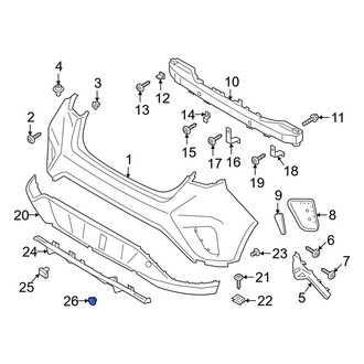 Hyundai OE - Rear Tow Hook Cover