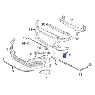 Hyundai OE - Front Left Brake Air Duct