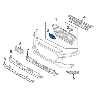 Hyundai OE - Front Grille Emblem
