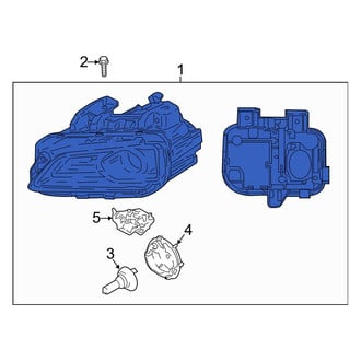 Hyundai OE - Front Left Headlight Assembly