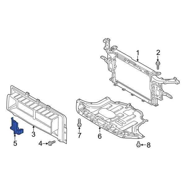 Radiator Support Baffle