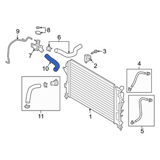 Hyundai OE - Upper Radiator Coolant Hose