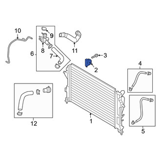 Hyundai OE - Radiator Mount Bracket